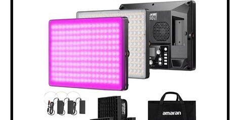 Aputure Amaran P60c 3’lü RGB LED Panel Işık Kiti İnceleme Aputure Amaran P60c 3’lü RGB LED Panel Işık Kiti İnceleme